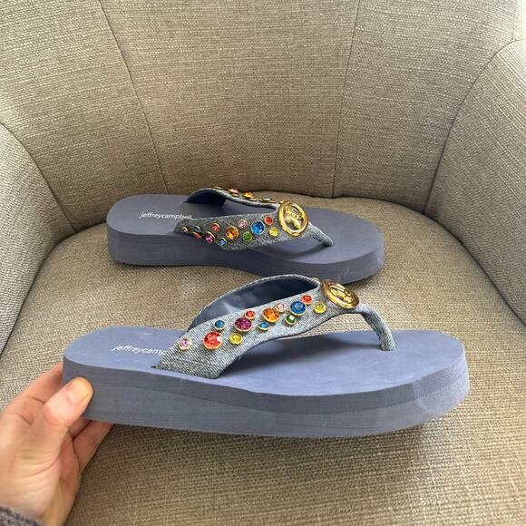 NWOT: Jeffrey Campbell Iconics Sandal - Picture 1 of 6